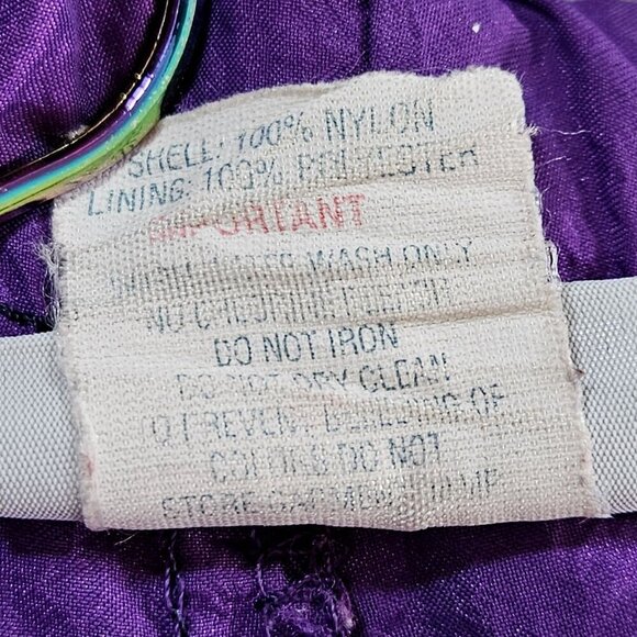 Boathouse XXL Joggers Men Purple Nylon Y2K Zip Elastic Pockets Athleisure Custom - Picture 9 of 11